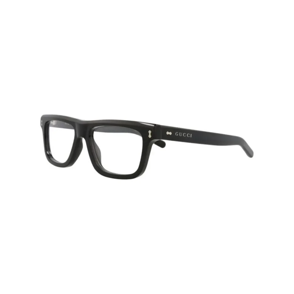 Gucci Square-Frame Recycled Acetate Optical Frames Black Mens